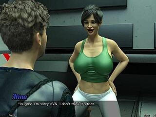 stranded in space 40 - hot yoga session with big tits milf