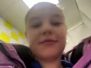 Fucking hard in public with close-up view