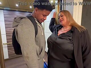 Chubby Slut Teases Harry Long in Private Session
