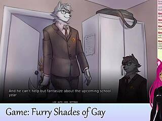 Vtuber Lewdneko dives into furry gay play