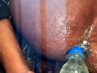 water bottle stretches my ass for bbc