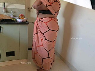 i caught tamil owner jerking off before maid sasikala in kitchen
