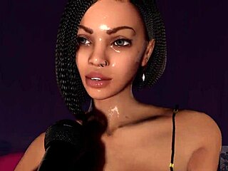 Ever seen an ebony singer take hard oral and anal?