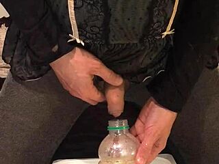 Golden Piss Shower With Dirty Old Man