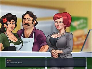curvy josephine’s massive rack in summertime saga