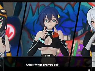 Thick anime women ride w-engines with gumi