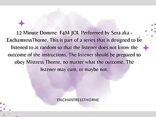 f4m femdom joi-cei session 2 of 12 is wild