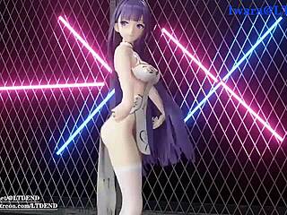 Mmd Raiden Mei Shakes In Chinese Dress
