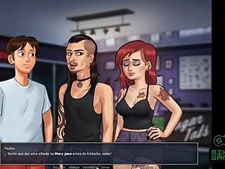 Provocative Summertime Saga Ep 59 - Perfect Rocker Gamer Girl