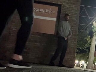 i saw a bold public escapade