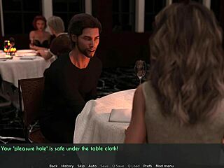 A Wife and Stepmother Fucked at Dinner