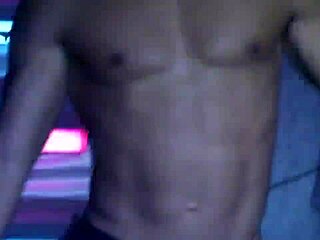 Solo boy from Brazil gives a hot striptease and gets bare