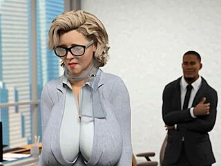 Young CEO Drills Thick Jewish Secretary Hard