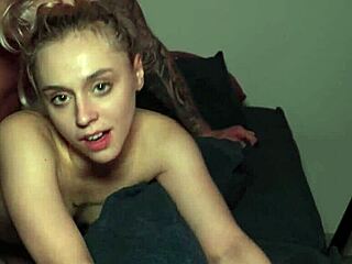 shy cutie begs for more after first fuck