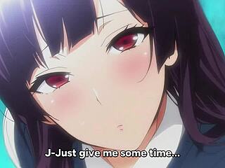 Cheater girlfriend's daring hentai sex after school