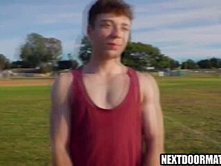 Bold Gay Jocks’ Locker Tension
