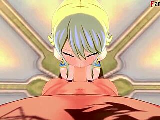 Lucy Heartfilia Sucks Cock in Fairy Tail Fantasy