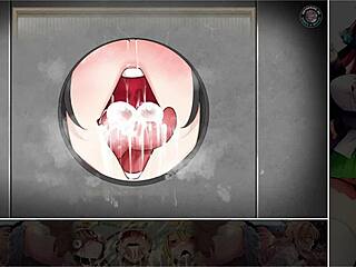 Fallen young wife joins wild hentai contest show