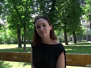 German Scout Fucks Slim Teen Gina After Uni