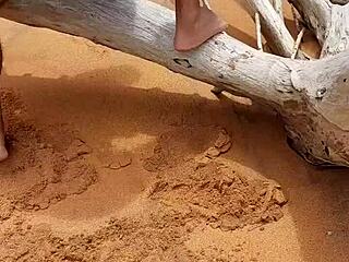 LadySilva Latina’s Tempting Beach Ass Ready to Pound