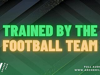 Football team gangbang with muscle worship m4m