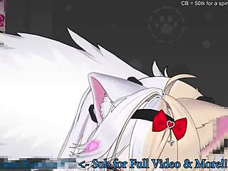 what makes kanako squirt with loud catgirl moans?