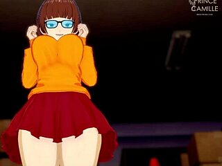 Velma dinkley fucks with tight pussy cosplay