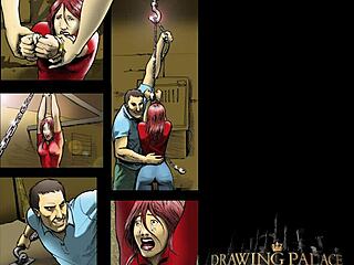 cartoon babes scream from hard cock in wild pussy action