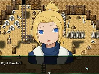 blonde angels tease in holy cathedral hentai game adventure