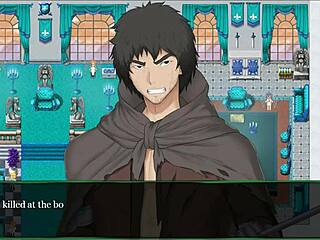 blonde angels tease in holy cathedral hentai game adventure