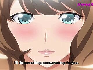 Lewd Stepsister Squeezes Me in Hentai Blowjob