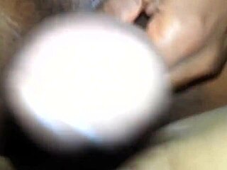Teasing Asian pussy rides huge black cock