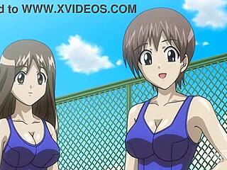 What’s with hentai siblings nearly caught at pool?