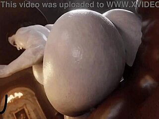 alcina dimitrescu’s shocking creampie by black man