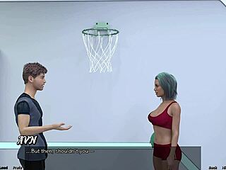 Hey, wanna see me dominate in a 3D basketball match against a femdom mistress?