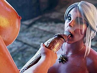 what’s behind her intense 3d futa orgasm?