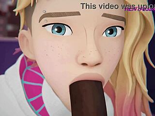 Gwen Stacy doggy fucked by BBC cartoon