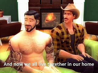 toddy gareth ethan’s early morning gay threesome fuck