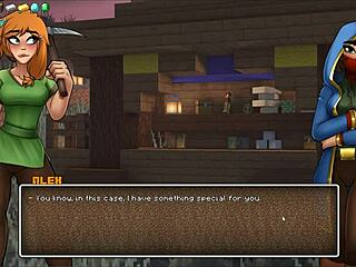 Futanari Merchant Fucked By Huge Cock In Hornycraft