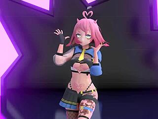 Cartoon Idol’s Cheeky Strip Tease MMD Reveal