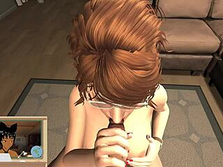 Lady Sonia Fucked and Covered in Cum 3D