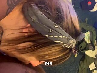 Tattoo Slut Sucks Upside Down Before Punished Fuck