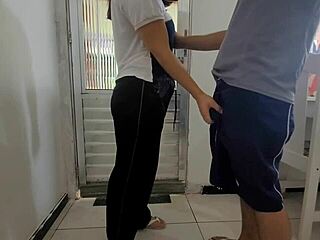 Young Latina teen gets rough pussy pounding in HD