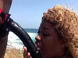 Pornstar Porsha Carrera Teases Nina Rivera with Big Strapon Outdoors