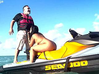 Brazilian Latina Gets Pussy Licked On Open Sea