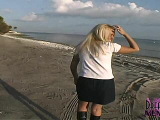 i watched an all-natural blonde strip bare at the park