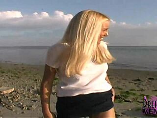 i watched an all-natural blonde strip bare at the park