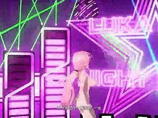 Megurine Luka's Daring Nude Fever Display