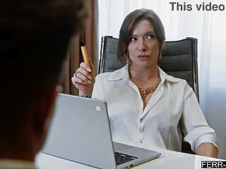 lesbian accountant explores oral fun with man first time