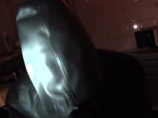 Rubbernurse Agnes Delivers Intense Blowjob in Mask. Raincoat Fetish with Prostate Play Feels Insane!